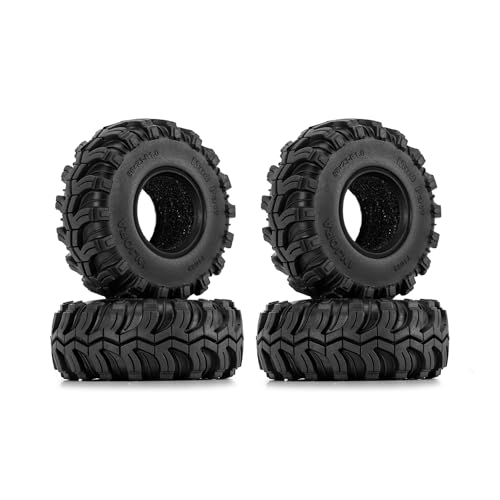 INJORA 1.0" Reifen-58 * 23mm S5 Mud Paw Reifen für 1/24 1/18 RC Crawler SCX24 TRX4M Ascent18 von INJORA