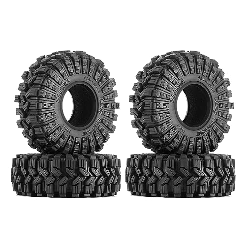 INJORA 1.9 Reifen -S3 118 * 42mm All-Terrain König Trekker Rad Reifen für TRX4 SCX10 Pro Capra Gen8 VS4-10 FCX10 1/10 RC Crawler Auto,T1914 von INJORA