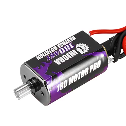 INJORA 180 PRO Gebürsteter 48T Motor mit Edelstahl-Ritzel für TRX4M 1/18 RC Crawler Auto Upgrade INJORA 180 PRO Gebürsteter 48T Motor mit Edelstahl-Ritzel für TRX4M 1/18 RC Crawler Auto Upgrade von INJORA