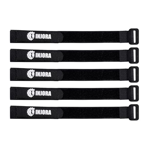 INJORA 5PCS 30 * 2cm rutschfeste Batterieriemen für RC Modell Crawler Auto von INJORA