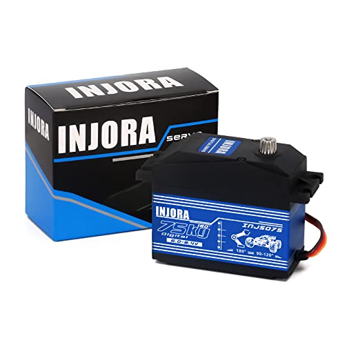 INJORA 75KG High Torque Digital Servo mit 15T Metall Arm für RC Modell DIY 1/5 Baja RC Auto Teile von INJORA