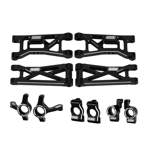 INJORA Aluminium Vorder- und Hintere Querlenker, Vordere Lenkhebel, C-Hubs Nachlaufblöcke, Hintere Radträger für 1/24 Buggy Losi Micro-B 1/28 Micro-T Upgrade INJORA Aluminium Vorder- und Hintere Querlenker, Vordere Lenkhebel, C-Hubs Nachlaufblöcke, Hintere Radträger für 1/24 Buggy Losi Micro-B 1/28 Micro-T Upgrade von INJORA