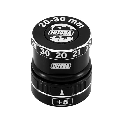 INJORA Höhenmesser mit Magnetfuß, verstellbar, 20–35 mm, für 1/10 1/8 RC Autos INJORA Höhenmesser mit Magnetfuß, verstellbar, 20–35 mm, für 1/10 1/8 RC Autos von INJORA