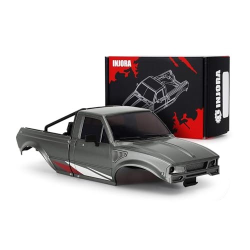 INJORA IR60 Pickup Hard Karosserie mit Ladefläche für 1/18 RC Crawler TRX4M Defender Bronco von INJORA