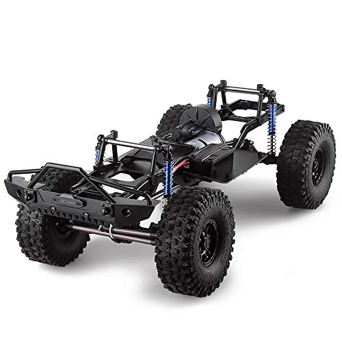 INJORA RC Auto Rahmen 313mm Radstand RC Frame mit Reifen RC Zubehör RC Chassis für 1/10 RC Crawler Car SCX10 II von INJORA