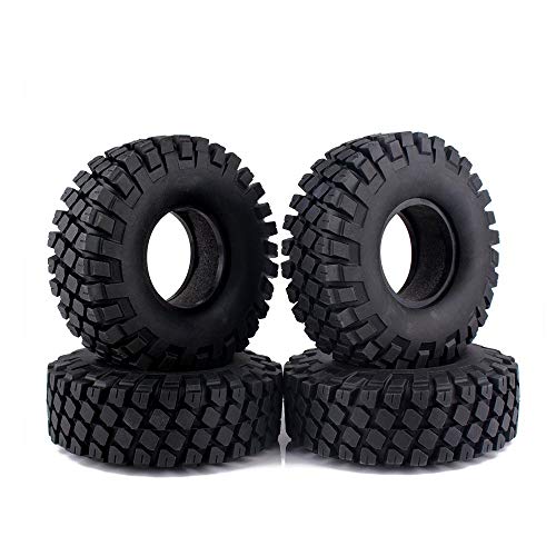 INJORA RC Reifen 4pcs 1,9inch Crawler Reifen Wheel Tires für 1:10 RC Rock Crawler Axial SCX10 90046 SCX10 III AXI03007 D90 D110 TF2 TRX-4 von INJORA