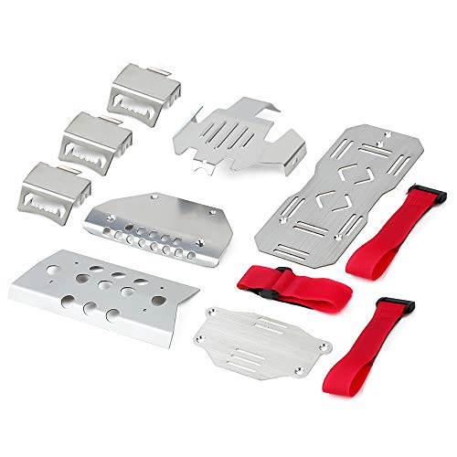 INJORA RC Schutzblech RC Chassis Armor RC Unterfahrschutz RC Skid Plate für 1:10 RC Crawler Traxxas TRX-6 G63 6X6 von INJORA