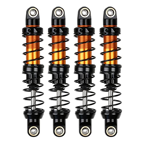 INJORA RC Stoßdämpfer 4pcs RC Shock Absorber RC Dämpfer Set für 1/10 RC Crawler Car Axial SCX10 90046 AXI03007 TRX4 TRX6 (80mm) von INJORA