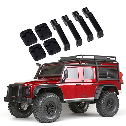 INJORA RC Türscharnier und Türgriff Set RC Dekoration RC Zubehör für 1:10 RC Crawler TRX-4 TRX4 von INJORA