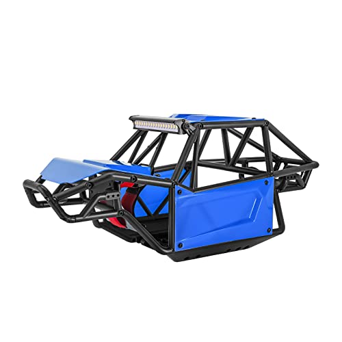 INJORA Rock Buggy Karosserie Chassis Kit für Axial SCX10 II 90046 UTB10 Capra 1/10 RC Crawler Auto, Nylon(Blau) von INJORA