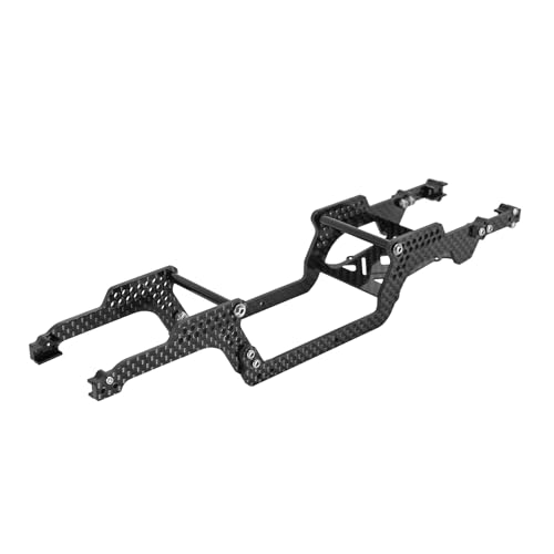 INJORA Universelles LCG Carbon Fiber Chassis Frame Kit für 1/18 TRX4M Defender Bronco K10 F150 Upgrade Teil von INJORA