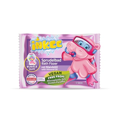 INKEE Bath Fizzer Mix - Sprudelbad Kinder Badebombe mit Mandelöl, Badekugel 20g mit Aroma - Badezusatz Kinder von INKEE