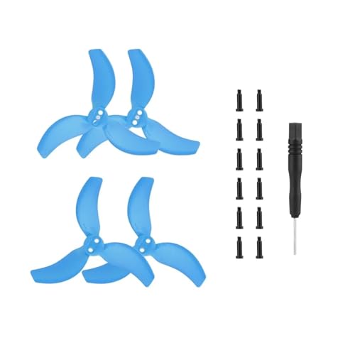 INKMHZTK Bunte Propeller for D-JI Avata 2 Drohnenblatt, Leichter Flügelventilator, Ersatz-Ersatzteile for Avata 2-Zubehörpaddel(Blue) von INKMHZTK