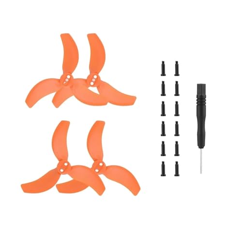 INKMHZTK Bunte Propeller for D-JI Avata 2 Drohnenblatt, Leichter Flügelventilator, Ersatz-Ersatzteile for Avata 2-Zubehörpaddel(Orange) von INKMHZTK