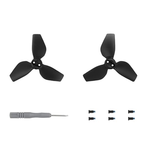 INKMHZTK Propeller for D-JI Neo Handheld Flug Kamera 2016S Farbe Paddle Leichte Fans Flügel Handheld Drone Zubehör(1 Pair Black) von INKMHZTK