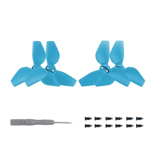 INKMHZTK Propeller for D-JI Neo Handheld Flug Kamera 2016S Farbe Paddle Leichte Fans Flügel Handheld Drone Zubehör(2 Pair Blue) von INKMHZTK