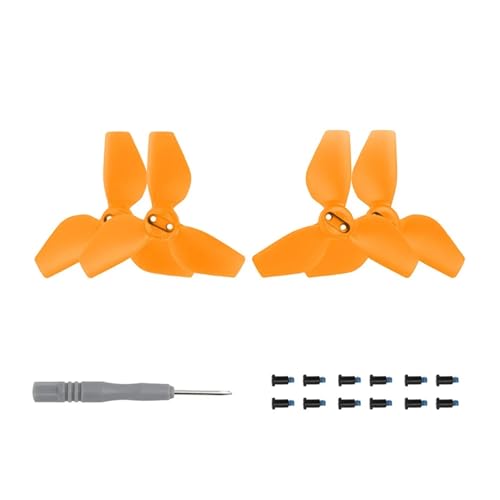 INKMHZTK Propeller for D-JI Neo Handheld Flug Kamera 2016S Farbe Paddle Leichte Fans Flügel Handheld Drone Zubehör(2 Pair Orange) von INKMHZTK