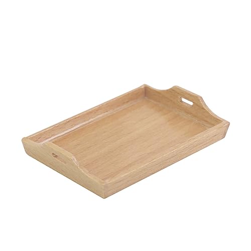 INOOMP Miniatur Holztablett Für Puppenhaus Detailgetreue Nachbildung Spielzeug Für Junge Mädchen Handgefertigte Deko Für Küche Und Restaurant Robustes Buchenholz Für Kreatives INOOMP Miniatur Holztablett Für Puppenhaus Detailgetreue Nachbildung Spielzeug Für Junge Mädchen Handgefertigte Deko Für Küche Und Restaurant Robustes Buchenholz Für Kreatives von INOOMP