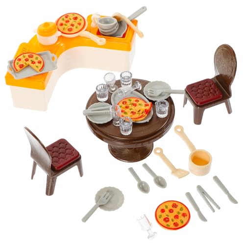 INOOMP 1satz Miniatur Küchenmöbel Für Puppenhäuser Dollhouse Mini Kitchen Mit Detailreichem Zubehör Für Für Mädchen Und Miniatur-Dekoration INOOMP 1satz Miniatur Küchenmöbel Für Puppenhäuser Dollhouse Mini Kitchen Mit Detailreichem Zubehör Für Für Mädchen Und Miniatur-Dekoration von INOOMP