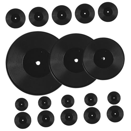INOOMP 18 Stück Vinylmodell Miniatur Dekorativ Realistisch Artikel Puppe Figur Dekorationen Aufzeichnen Empfindlich Vinyl- Musik Cd- Gefälschtes Vinyl Schwarz Plastik INOOMP 18 Stück Vinylmodell Miniatur Dekorativ Realistisch Artikel Puppe Figur Dekorationen Aufzeichnen Empfindlich Vinyl- Musik Cd- Gefälschtes Vinyl Schwarz Plastik von INOOMP