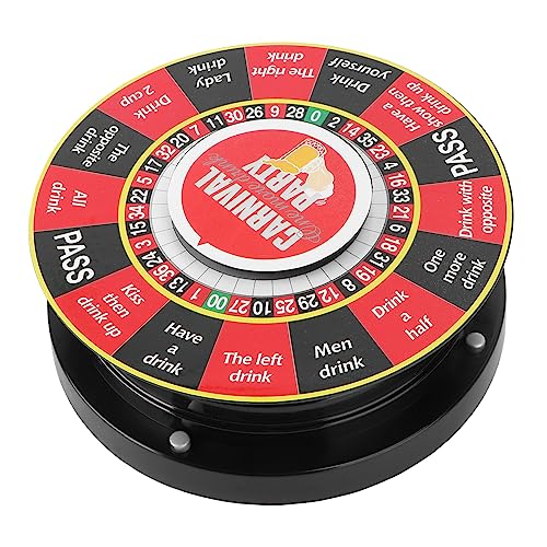 INOOMP 1stk Wein Regler Spiel Roulette Für Ktv Englischer Trinkplattenspieler Ktv Unterhaltungszubehör Drehscheibe Stangendrehtisch Ktv Roulette Shot Spielzeug Elektronisches Bauteil von INOOMP