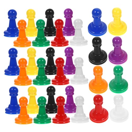 INOOMP 32 Stück Teiliges Bunte Kunststoff Schachfiguren Mehrfarbige Spielfiguren für Brettspiele Robuste Spielsteine für Gesellschaftsspiele Geeignet für Party und Familienrunden INOOMP 32 Stück Teiliges Bunte Kunststoff Schachfiguren Mehrfarbige Spielfiguren für Brettspiele Robuste Spielsteine für Gesellschaftsspiele Geeignet für Party und Familienrunden von INOOMP