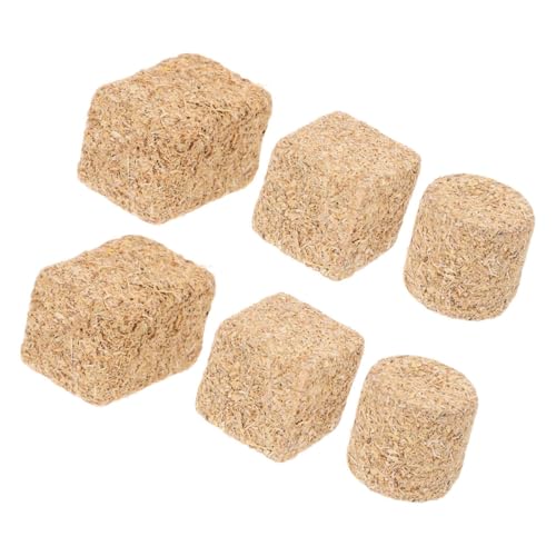INOOMP 6 Stück Mini-heuhaufen-Modell Stroh Heu Mini-strohheu Miniatur-heuballen-Figur Strohballen Miniatur-heuhaufen Mini-heuballen Zum Basteln Künstliche Heuballen Holz Khaki INOOMP 6 Stück Mini-heuhaufen-Modell Stroh Heu Mini-strohheu Miniatur-heuballen-Figur Strohballen Miniatur-heuhaufen Mini-heuballen Zum Basteln Künstliche Heuballen Holz Khaki von INOOMP