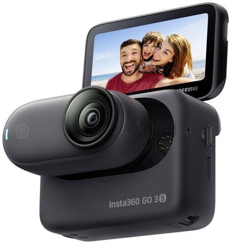 Insta360 GO 3S (64GB) Midnight Black Action Cam 4K, Bluetooth, Bildstabilisierung, Mini-Kamera, Spri von INSTA360