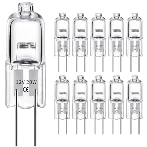 g4 halogen,G4 Halogen Leuchtmittel 10er Pack , Halogenlampen 2800k, Halogen 12V 20W, G4 20 Watt, G4 Glühbirne Warmweiß von INSTR