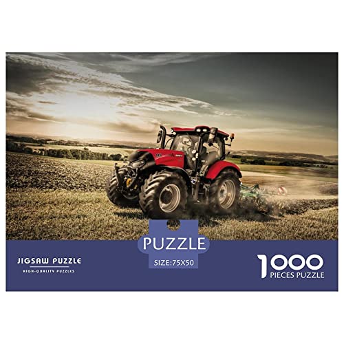 1000 Stück Tractors Puzzles Für Erwachsene Impossible Puzzle 1000 Teiliges Puzzle Lernspiel Spielzeug Geschenk 1000pcs (75x50cm) von INTCHE