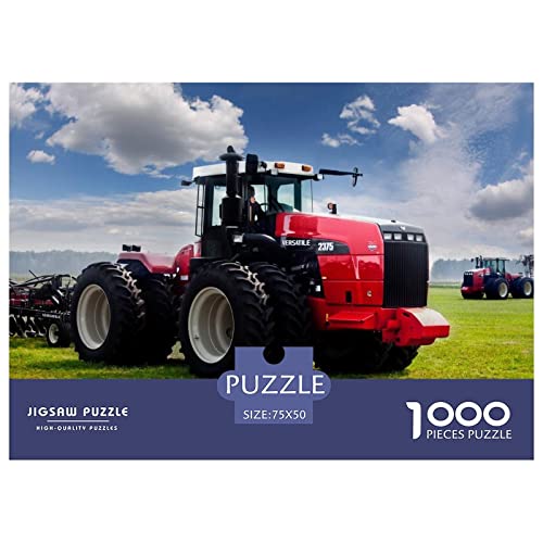 1000 Stück Tractors Puzzles Für Erwachsene Impossible Puzzle 1000 Teiliges Puzzle Lernspiel Spielzeug Geschenk 1000pcs (75x50cm) von INTCHE