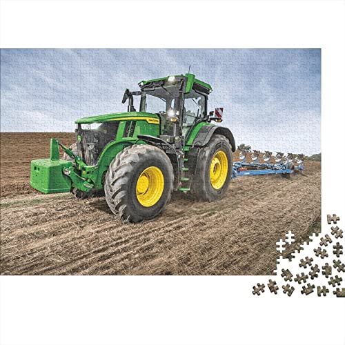 1000 Stück Tractors Puzzles Für Erwachsene Impossible Puzzle 1000 Teiliges Puzzle Lernspiel Spielzeug Geschenk 1000pcs (75x50cm) von INTCHE