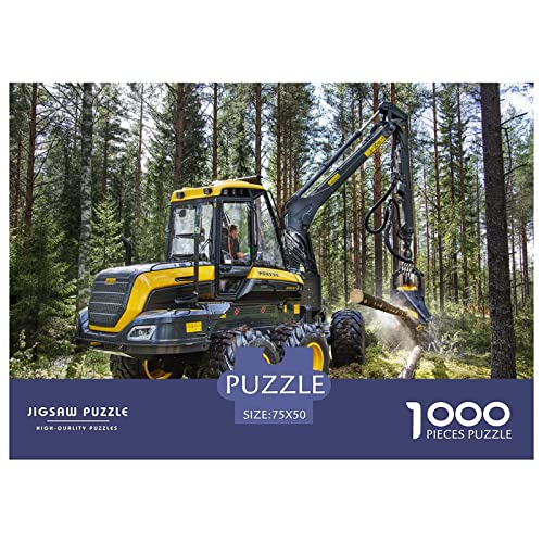 1000 Stück Tractors Puzzles Für Erwachsene Impossible Puzzle 1000 Teiliges Puzzle Lernspiel Spielzeug Geschenk 1000pcs (75x50cm) von INTCHE