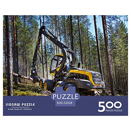 1000 Stück Tractors Puzzles Für Erwachsene Impossible Puzzle 1000 Teiliges Puzzle Lernspiel Spielzeug Geschenk 500pcs (52x38cm) von INTCHE