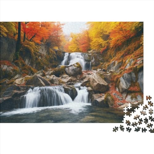 Lakes Puzzle 1000 Impossible Teile Puzzle Für Erwachsene Puzzle DIY Holzpuzzle Geschicklichkeitsspiel Für Die Ganze Familie 300pcs (40x28cm) von INTCHE