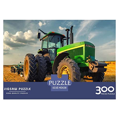 Tractors Puzzle 1000 Impossible Teile Puzzle Für Erwachsene Puzzle DIY Holzpuzzle Geschicklichkeitsspiel Für Die Ganze Familie 300pcs (40x28cm) von INTCHE