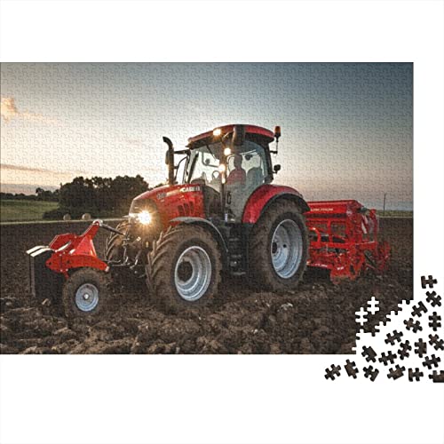 Tractors Puzzle 1000 Teile ErwachsenePuzzle Impossible Puzzle DIY Puzzle Geschicklichkeitsspiel Für Die Ganze Familie 1000pcs (75x50cm) von INTCHE