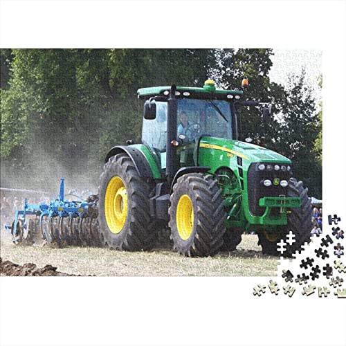 Tractors Puzzle 1000 Teile ErwachsenePuzzle Impossible Puzzle DIY Puzzle Geschicklichkeitsspiel Für Die Ganze Familie 1000pcs (75x50cm) von INTCHE