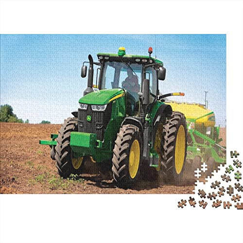 Tractors Puzzle 1000 Teile ErwachsenePuzzle Impossible Puzzle DIY Puzzle Geschicklichkeitsspiel Für Die Ganze Familie 1000pcs (75x50cm) von INTCHE