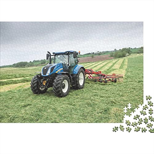 Tractors Puzzle 1000 Teile ErwachsenePuzzle Impossible Puzzle DIY Puzzle Geschicklichkeitsspiel Für Die Ganze Familie 300pcs (40x28cm) von INTCHE