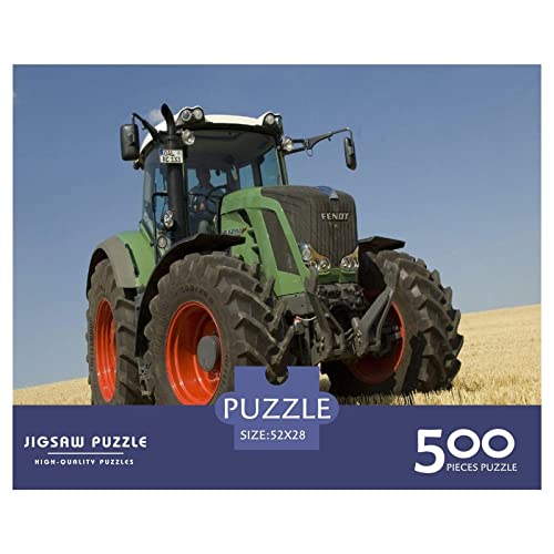 Tractors Puzzle 1000 Teile ErwachsenePuzzle Impossible Puzzle DIY Puzzle Geschicklichkeitsspiel Für Die Ganze Familie 500pcs (52x38cm) von INTCHE