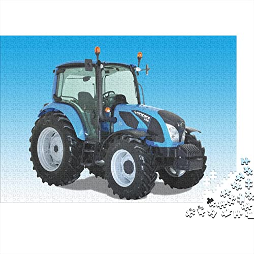 Tractors Puzzle 1000 Teile Erwachsenenpuzzle Puzzle Holzpuzzle Geschicklichkeitsspiel Für Die Ganze Familie Intellektuelles 300pcs (40x28cm) von INTCHE