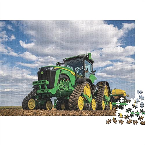 Tractors Puzzle 1000 Teile Erwachsenenpuzzle Puzzle Holzpuzzle Geschicklichkeitsspiel Für Die Ganze Familie Intellektuelles 300pcs (40x28cm) von INTCHE