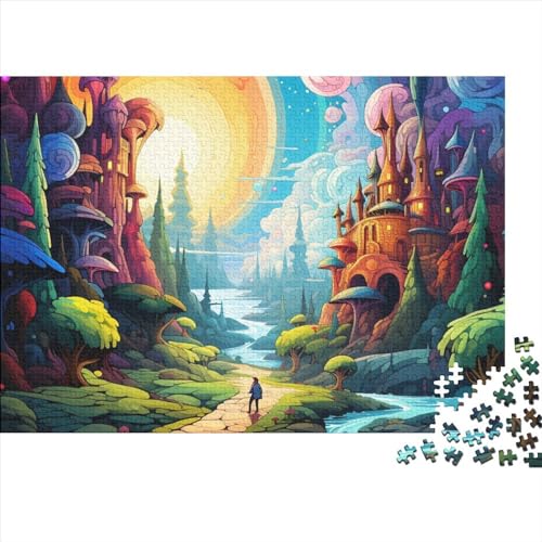 Wonderland (13) Puzzle 1000 Teile Erwachsene Puzzle DIY Jigsaw Puzzle Holzpuzzle Für Die Ganze Familie Intellektuelles Herausforderungsspiel 1000pcs (75x50cm) von INTCHE