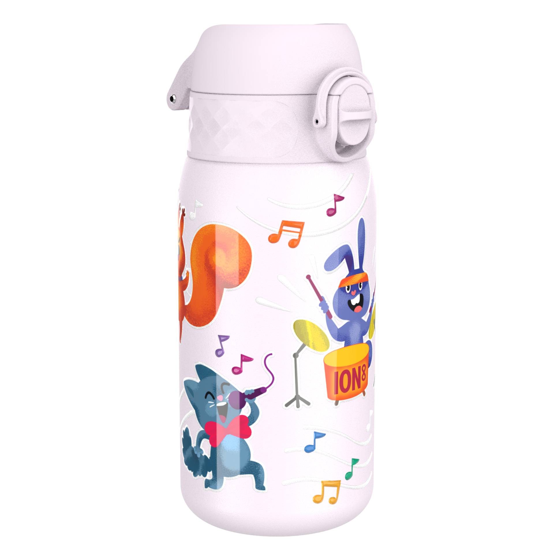 ion8 Kinder-Wasserflasche Edelstahl 400 ml hellrosa von ION8