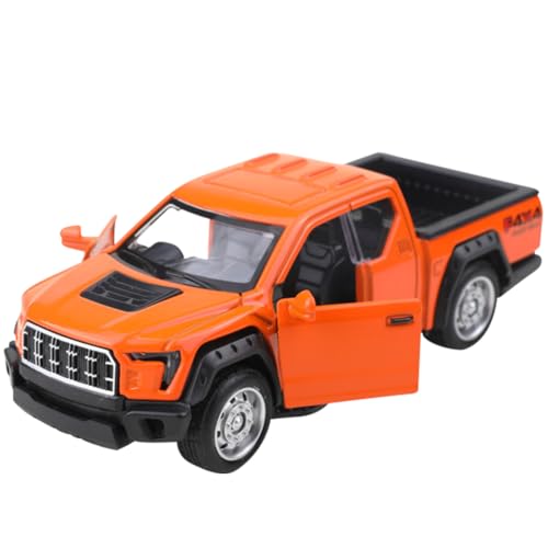 IOSCDH 1:36 F150 Pickup-Truck-Modell,Zinklegierung Rebound Pickup Truck,Mit zu öffnender Tür,Pull Back Fahrzeuge Spielzeug Auto für Kleinkinder Kinder von IOSCDH