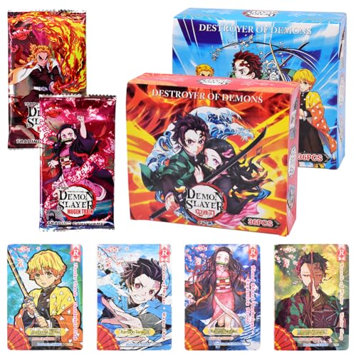 IOSCDH 180 Stück Anime Karten Anime Karten Anime Cards Packs Anime Collection Card Anime Cards Games Trading Card Pack für Kinder und Erwachsene - F von IOSCDH