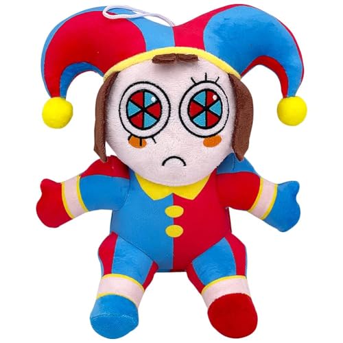 IOSCDH Amazing Digital Circus Plüsch, Digital Circus Plüschtier, The Digital Circus Plush, Digital Circus Anime Figuren Digital Circus Kuscheltier Plüschpuppe für Jungen und Mädchen - 18cm IOSCDH Amazing Digital Circus Plüsch, Digital Circus Plüschtier, The Digital Circus Plush, Digital Circus Anime Figuren Digital Circus Kuscheltier Plüschpuppe für Jungen und Mädchen - 18cm von IOSCDH