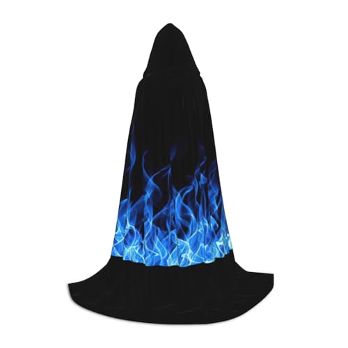 IPPONGET Kapuzenumhang mit blauem Flammenaufdruck, Karneval, Mottoparty, Dekoration, Vampir, Rollenspiel, Gothic, Cosplay IPPONGET Kapuzenumhang mit blauem Flammenaufdruck, Karneval, Mottoparty, Dekoration, Vampir, Rollenspiel, Gothic, Cosplay von IPPONGET