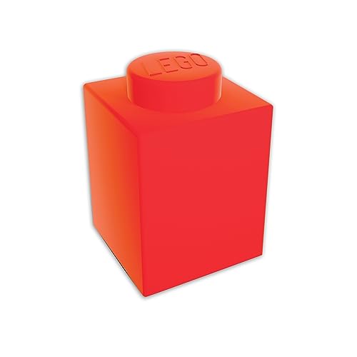 IQ LEGO Iconic 1x1 Silikon-Ziegel-Nachtlicht - Rot von IQ